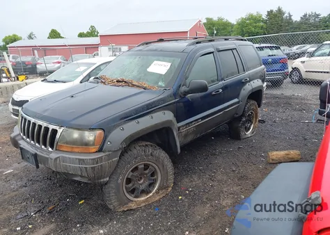 2001 Jeep Grand Cherokee Laredo из США, поврежденный, VIN 1J4GW48S91C698189